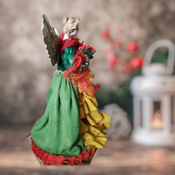 The Bombay Company Christmas Angel - Tree Topper - 16" - Porcelain - Picture 2 of 10